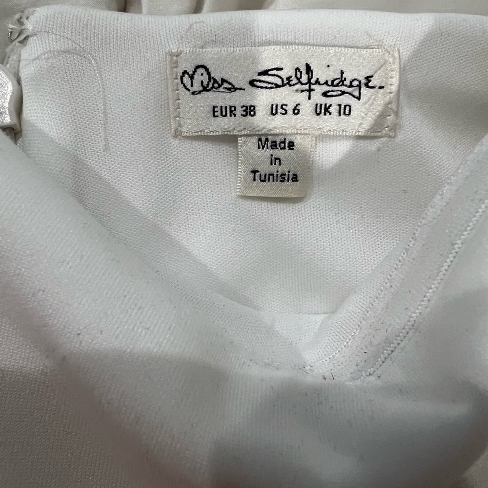 Miss Selfridge White Off The Shoulder Dress View 2